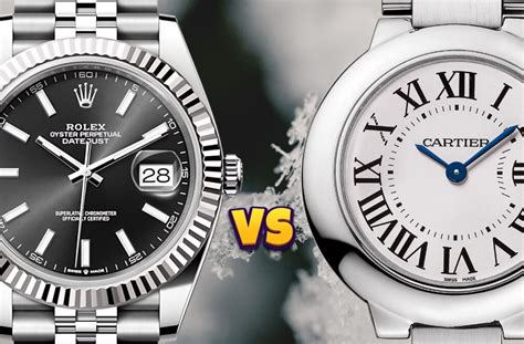 Rolex vs. Cartier: Battle of the Luxury Tit